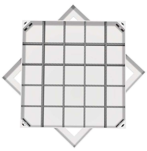 裕华不锈钢方井展示